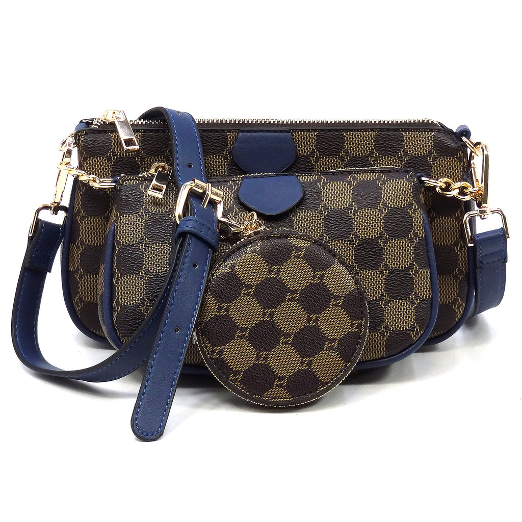 Monogram 3-IN-1 Crossbody FASHION WORLD