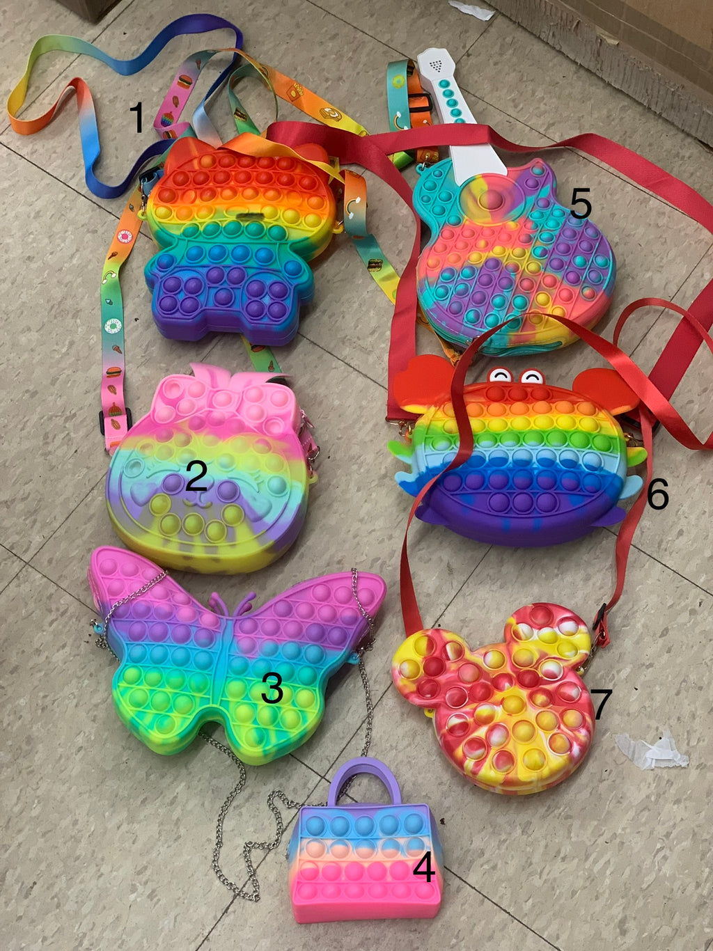 Children Pop Socket Crossbody Bags Big Star Wholesale